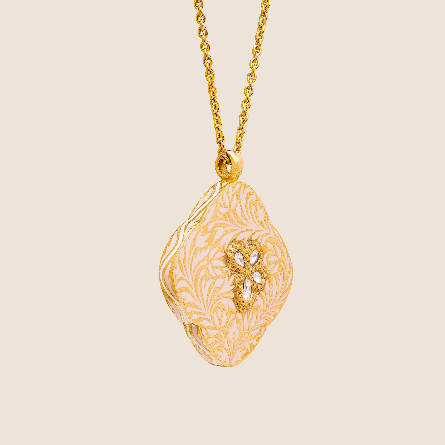 'Rose Enigma' Clover Necklace
