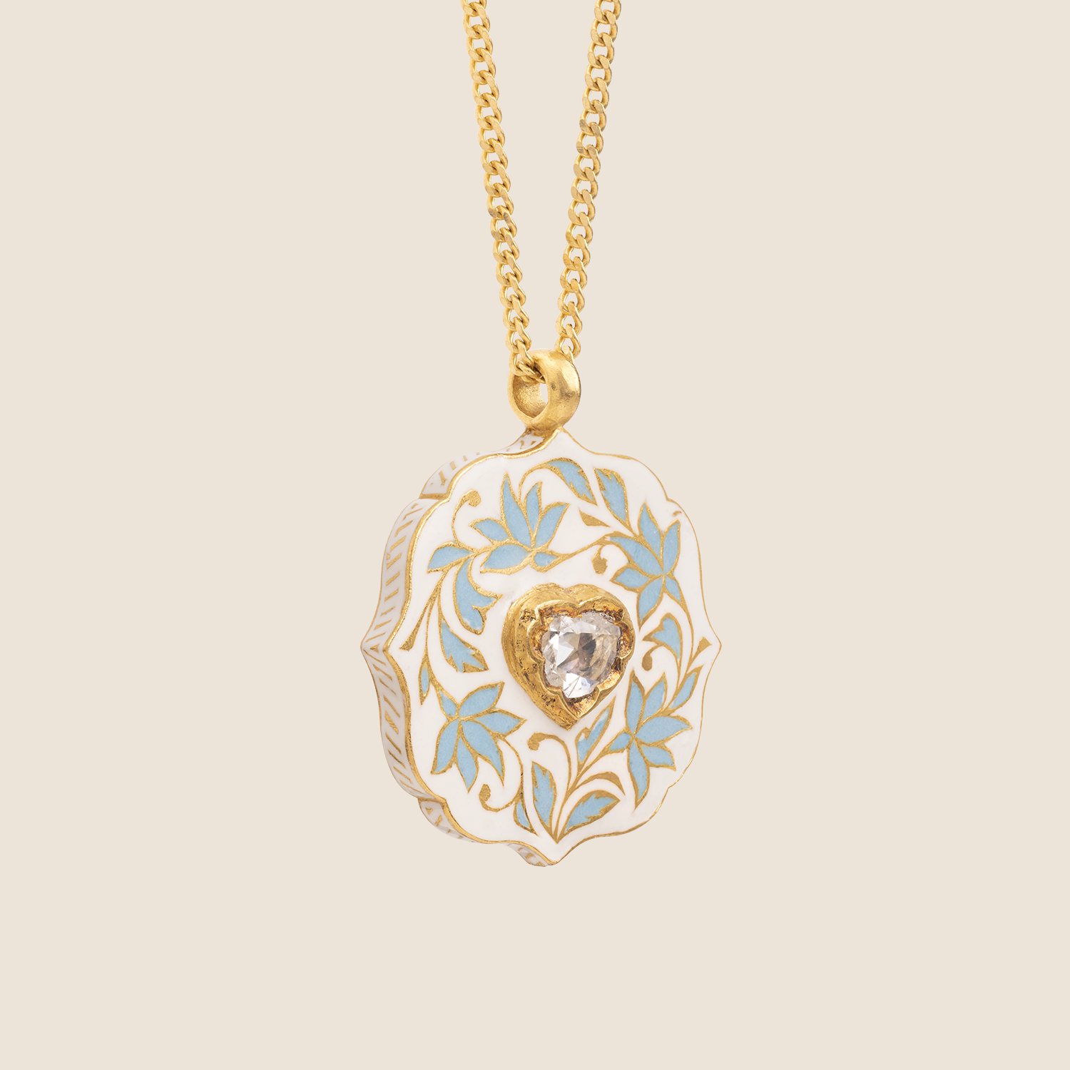 'Veiled Secret' Mihrab Initial Necklace