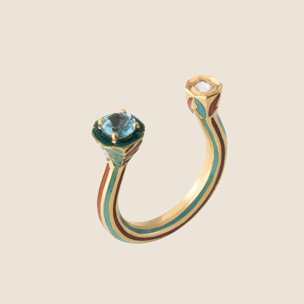 Topaz Minar Ring
