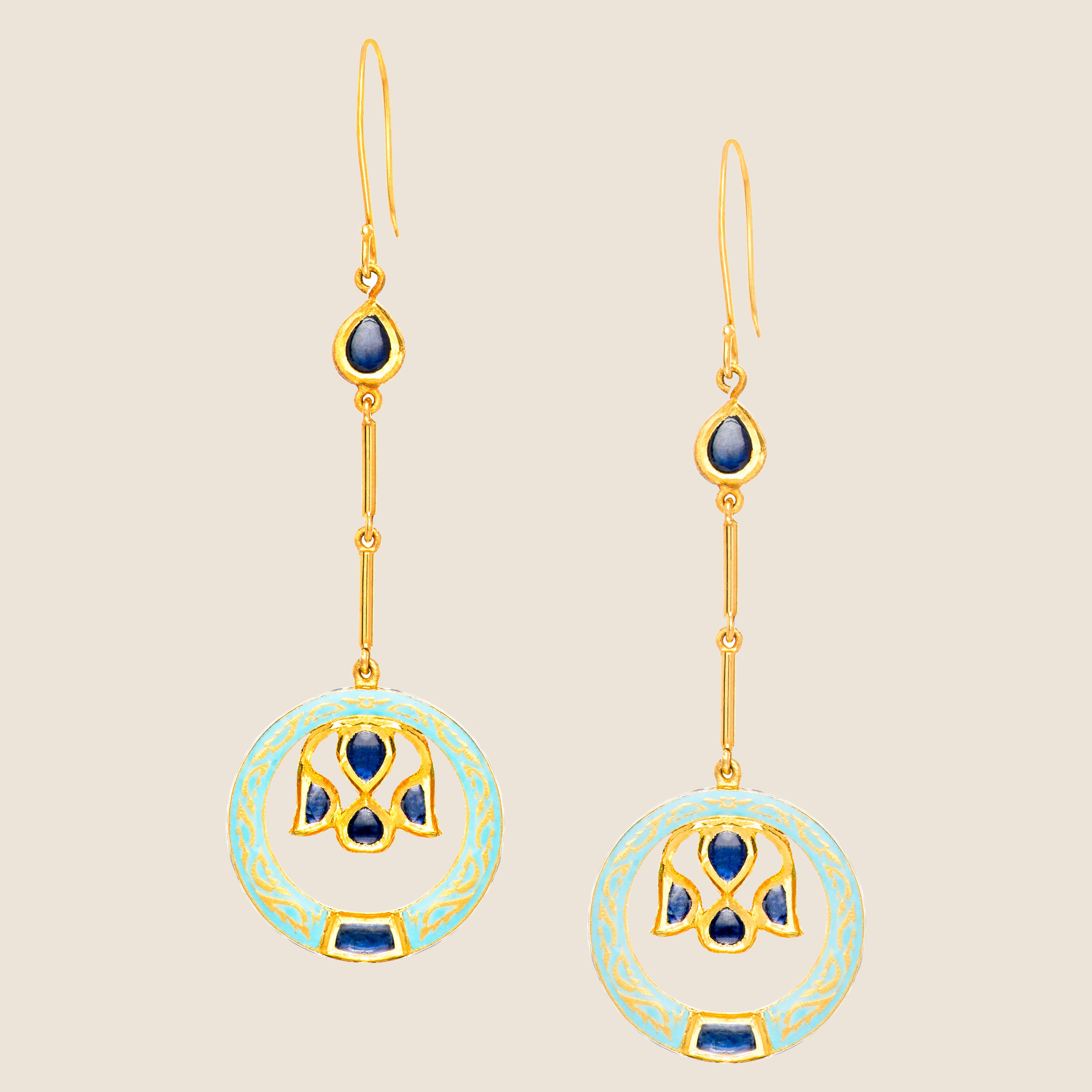 Sun-Moon Reversible Earrings