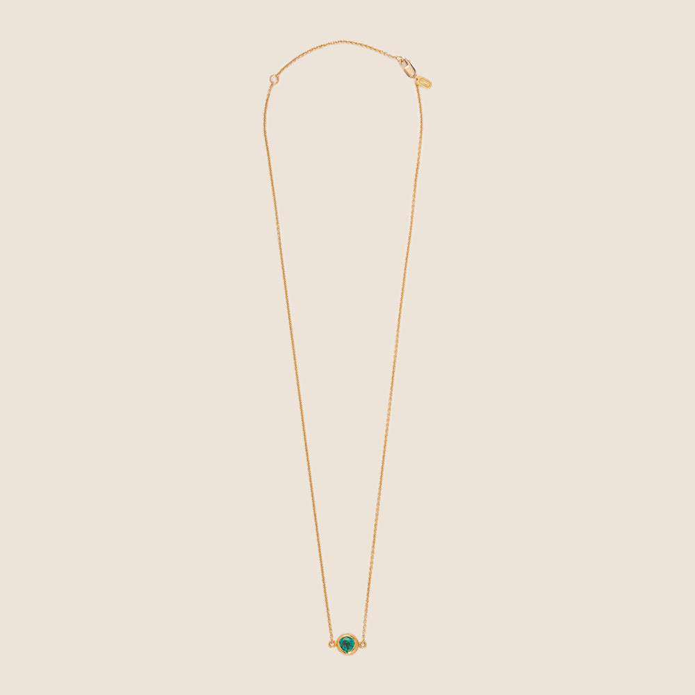 Emerald Color Bomb Necklace