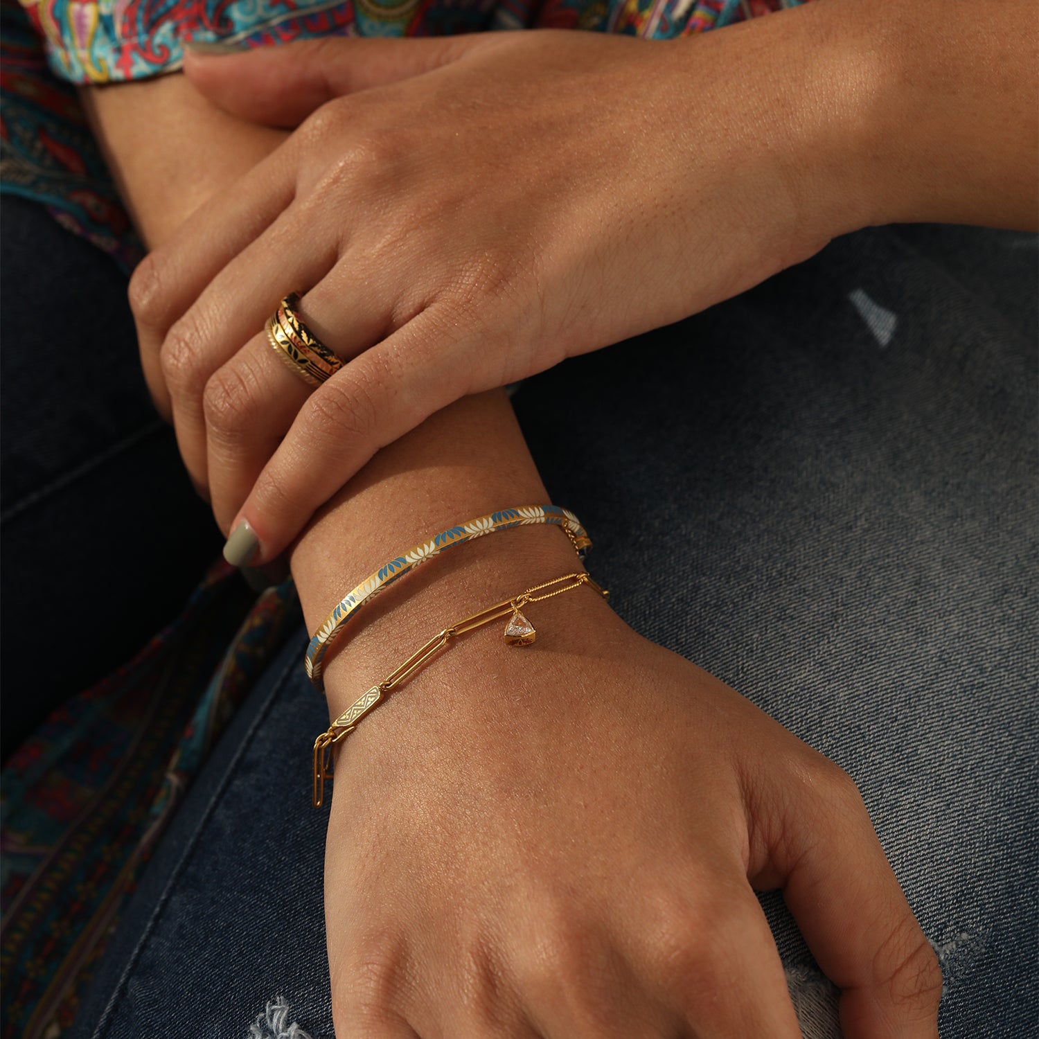Trillion Paper Link Bracelet