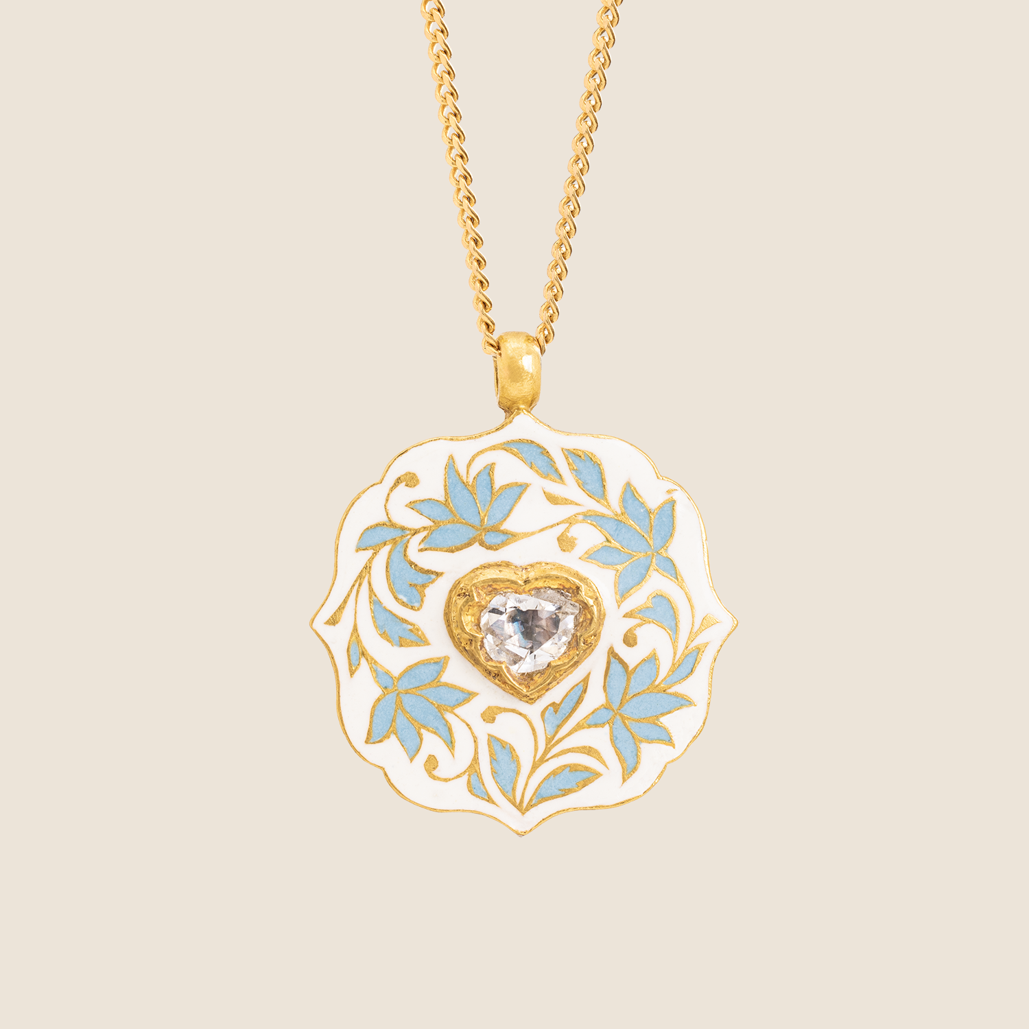 'Veiled Secret' Mihrab Initial Necklace