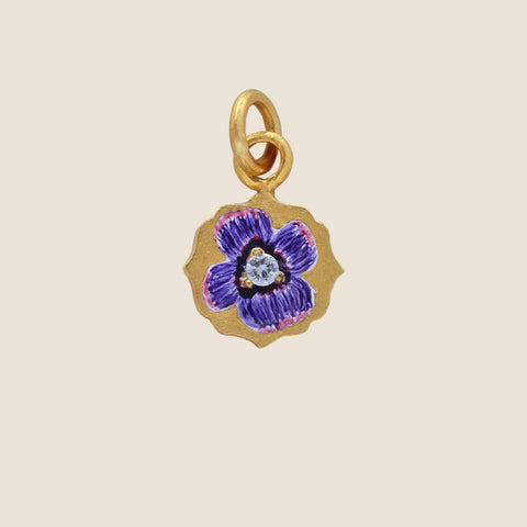 'Clair de lune' Mihrab Initial Mohur Necklace