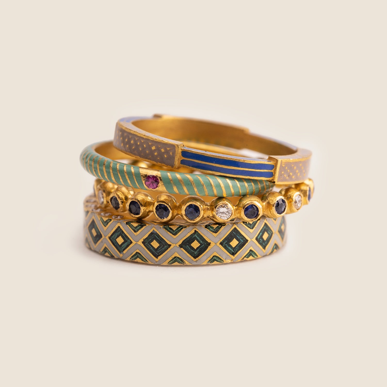 Aztec Ring Stack