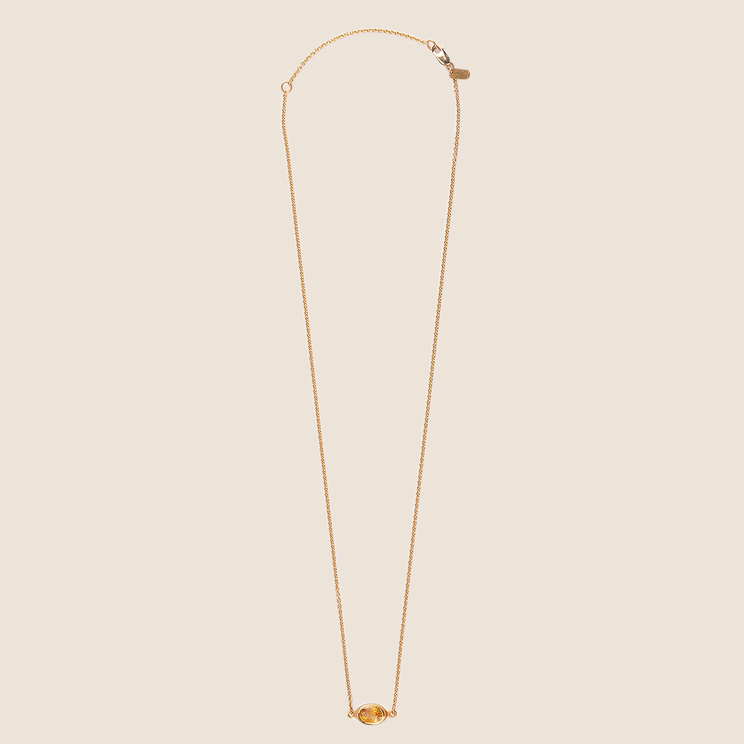 Yellow Sapphire Color Bomb Necklace
