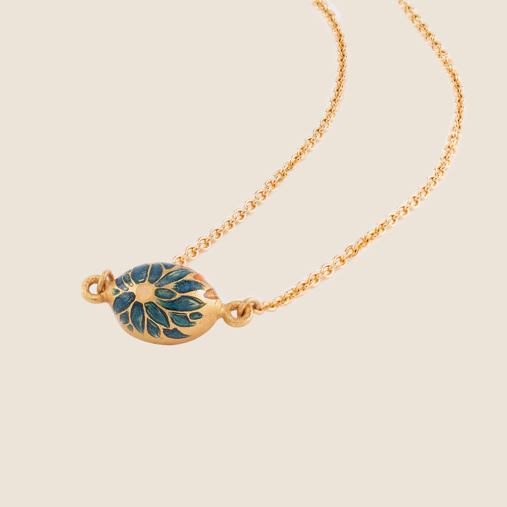 Yellow Sapphire Color Bomb Necklace