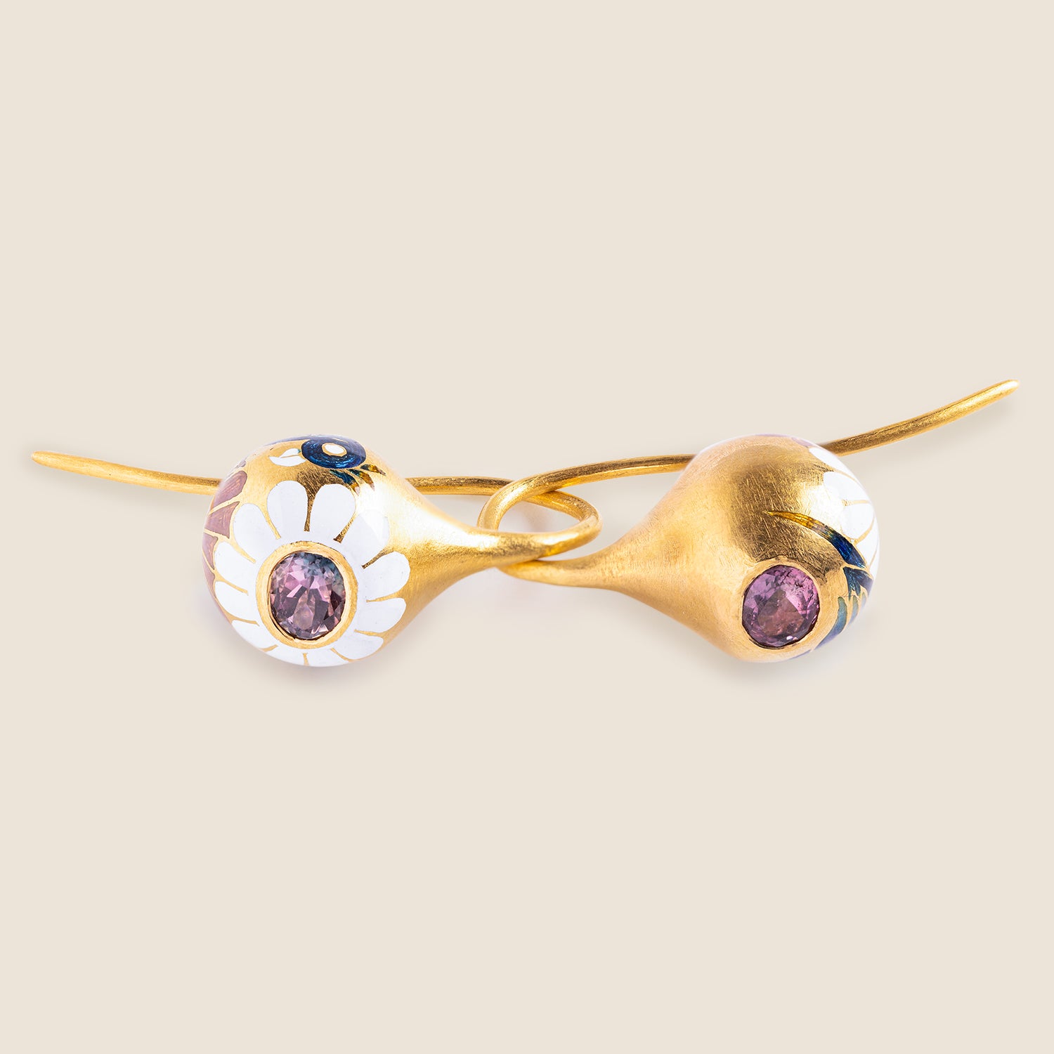 Tourmaline Kettlebell Earrings