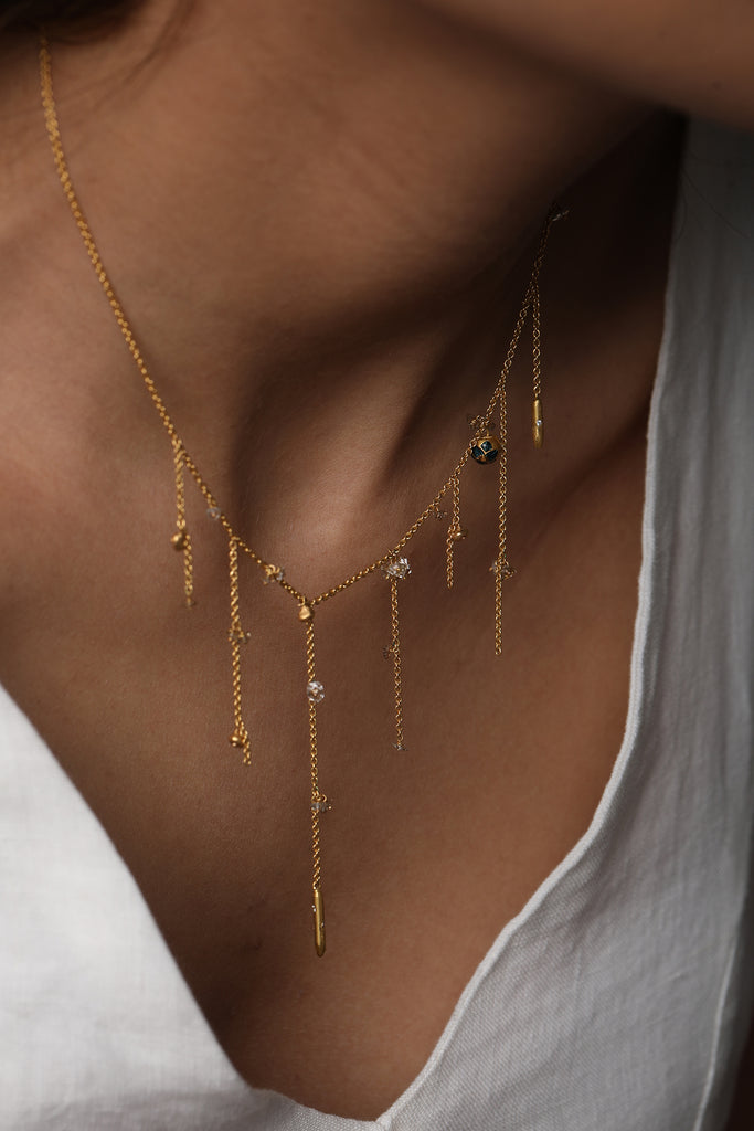 Bloom Fringe Necklace