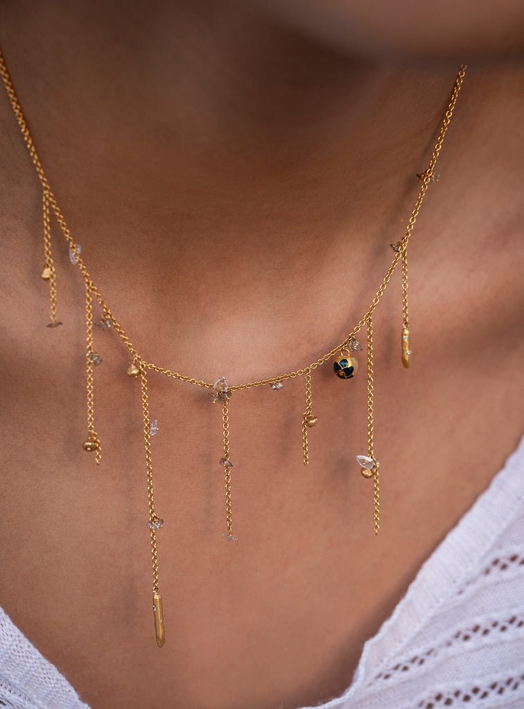 Bloom Fringe Necklace