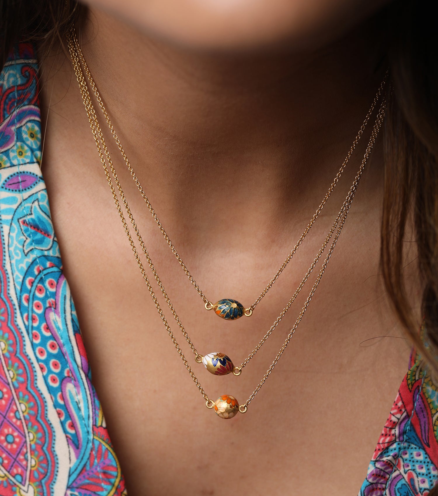 Yellow Sapphire Color Bomb Necklace