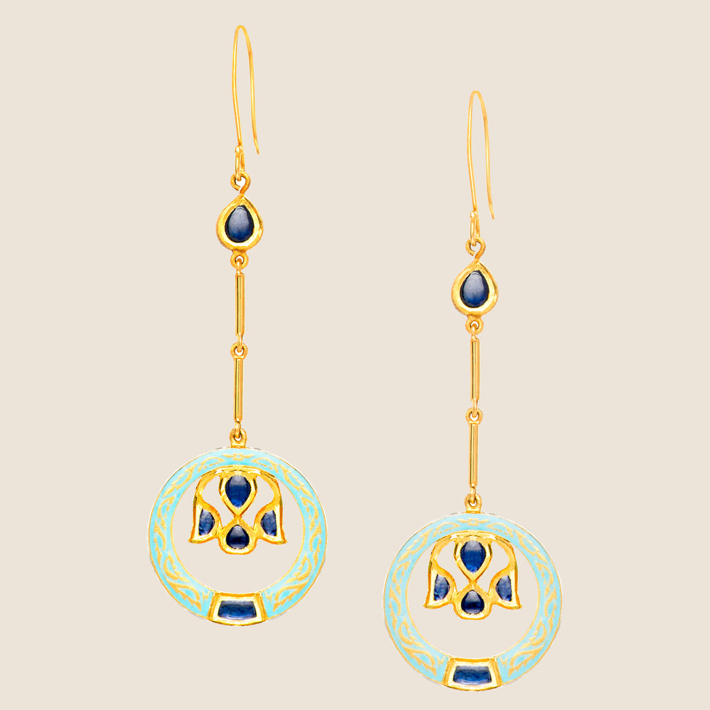 Sun-Moon Reversible Earrings
