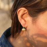 Diamond Pompon Earrings