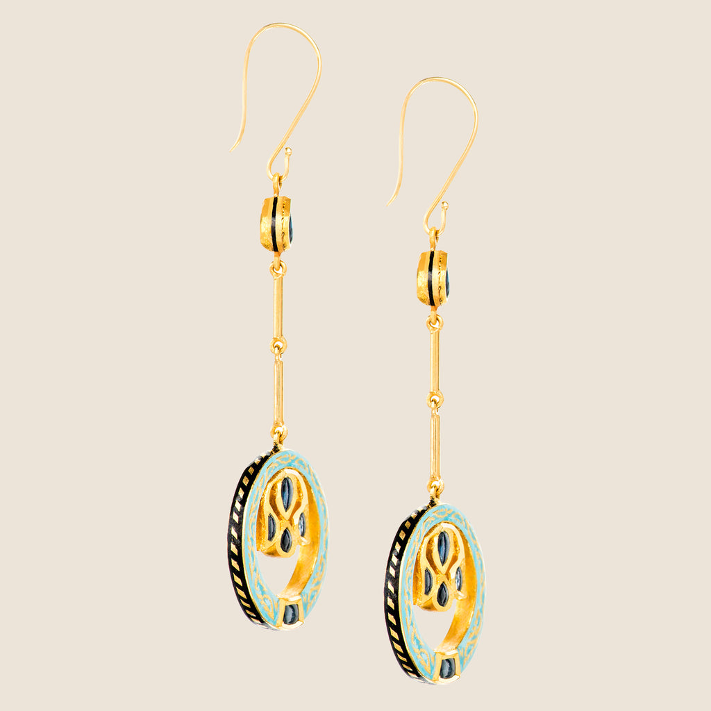 Sun-Moon Reversible Earrings