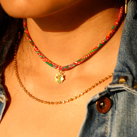 Aṣṭakōṇa Mani Necklace / Bracelet