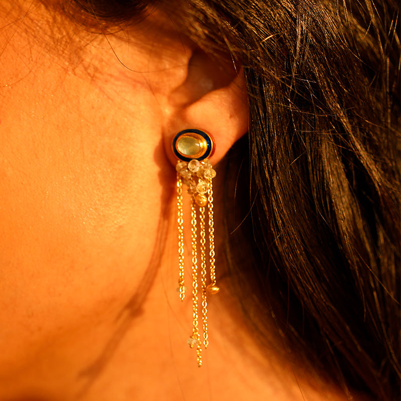 Prehnite Cascade Earrings