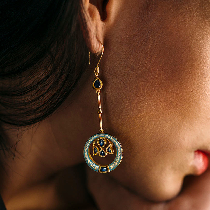 Sun-Moon Reversible Earrings